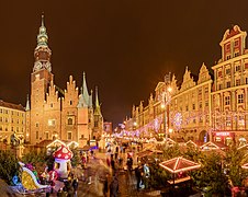 Christmas market in Wrocław