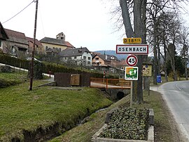 The road into Osenbach