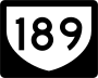 Highway 189 marker
