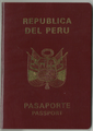 Peruvian Passport issued during the 1990s