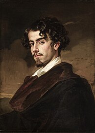 Portrait of Gustavo Adolfo Becquer by Valeriano Becquer