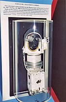Surveyor 3 camera brought back from the Moon by Apollo 12, on display at NASM
