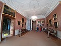 The Room with rulers, which includes portraits of a young Paul I of Russia, Francis I, Holy Roman Emperor, Maria Theresa, Frederick the Great, Stanislaus Augustus of Poland, Duke Peter of Courland, Peter III, Catherine the Great and others