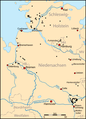 Verteilung von -büttel-Orten in Deutschland