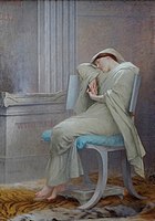 Sleeping vestal virgin, 1902