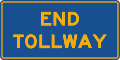 (R6-V21-2) End Tollway (used in Victoria)