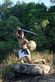 Angampora fighter with sword and shield[34]