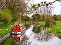 Image 17A boat on the Basingstoke Canal (from Portal:Hampshire/Selected pictures)