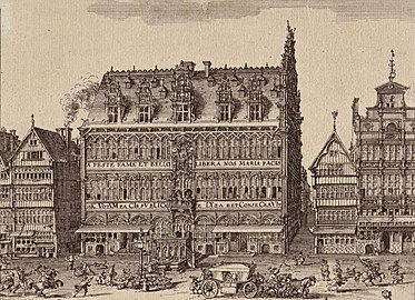 The King's House in Brussels, designed by Antoon II Keldermans [nl] in 1514