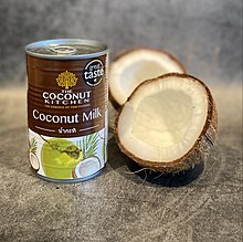 Coconut milk tin