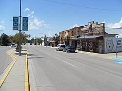 Center Street (city center), view to the west