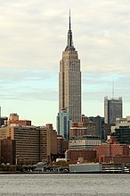 Empire State Building, New York City, von 1931 bis zur Fertigstellung des Nordturms des World Trade Centers 1972 höchstes Gebäude der Welt