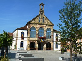 The town hall in Epfig