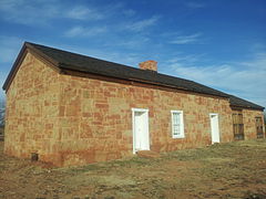 Fort Chadbourne reconstructed stage station