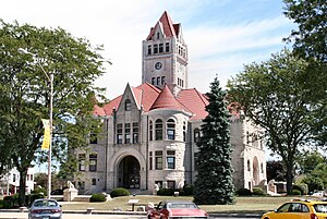 Fulton County courthouse in Rochester