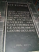 Tomb of Otto III, Holy Roman Emperor (r.996-1002)