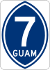 Guam Highway 7 marker