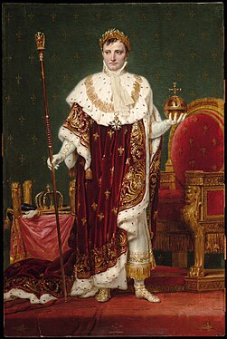 Unbenanntes Porträt Napoleons von Jacques-Louis David, etwa 1807.