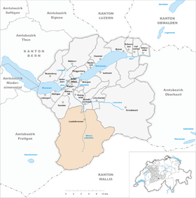 Karte von Lauterbrunnen