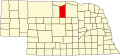 State map highlighting Rock County