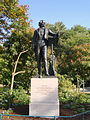 Mendelssohn-Denkmal von Clemens Buscher (2012 rekonstruiert, Kunstgießerei Kayser)