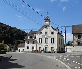 The town hall in Meslières