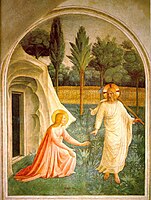 Noli me tangere fresco by Fra Angelico