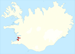Lage von Reykjavík