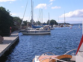The Rödhamn Harbour.