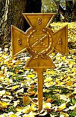 Historical United Daughters of the Confederacy Southern Cross of Honor marker