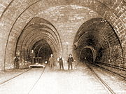 Simplon Tunnel (1906), maximum elevation: 705 m