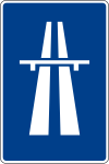 Verkehrsschild Autopista