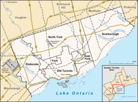Eatonville, Toronto is located in Toronto
