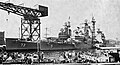 USS Oklahoma City (CLG-5) and Saint Paul (CA-73) at Yokosuka 1961.