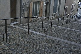 Stairs of the côte Saint-Martin