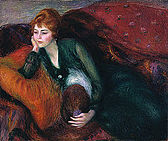 Young Woman in Green (ca. 1915)