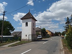 Belfry in the centre of Čechy