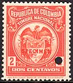 Colombia 1916 specimen revenue stamp