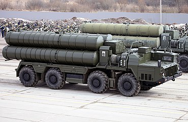 5P85SM2-01 TEL launcher from the S-400 system