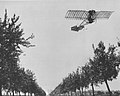 Image 5Alberto Santos-Dumont flying the Demoiselle over Paris (from History of aviation)