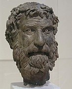 The philosopher's head from the Antikythera wreck