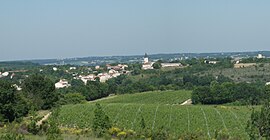 A general view of Belfort-du-Quercy
