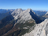 Hochplattig (2768 m) und Hochwand (2719 m) von der Hohen Munde