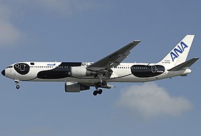 ANA Boeing 767-300ER in panda livery