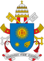 Unofficial version with a papal tiara, based on John Paul II's coat of arms