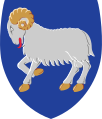 Widder im Wappen der Färöer