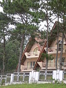 A villa in Dalat's pine forest