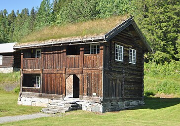 Building at the Vest-Telemark Museum