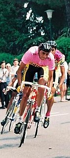 Franco Chioccioli beim Giro d’Italia 1991