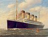 Die „RMS Olympic“ auf einem Gemälde von Fred Pansing